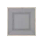 Thunder Group SD3216H 16 Inch Western Graham Gray Melamine Square Plate, EA