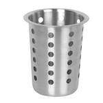 Thunder Group SLFC001, 4.5-Inch Stainless Steel Perforated Flatware Cylinder