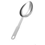 SLMS050V, Stainless Steel Heavy Duty Oval Measuring Scoop, 1/2 Cup
