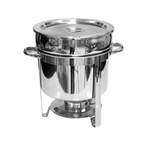Thunder Group SLRCF8311, 11-Quart Stainless Steel Round Marmite Chafer