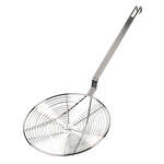 Thunder Group SLSKS009, 9-Inch Nickel Plated Steel Spiral Wire Skimmer