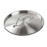 SLSPS008C, 18/8 Stainless Steel Stock Pot Cover for SLSPS008, SLSAP030, SLSSP060, SLSSP076