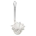 SLTB018R, 8x8-Inch Nickel Plated Taco Salad Bowl Basket, Round