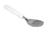 SLTHCS001, Stainless Steel Ice Cream Spade, Coated Handle, White
