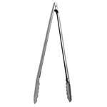 SLTHUT216, 16-Inch 1-Piece Stainless Steel Scalloped Extra Heavy Duty Utility Tong