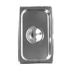 Thunder Group STPA7130C, Third Size Solid Cover for Steam Pan, Stainless Steel, Rectangular