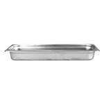 Thunder Group STPA8122L, Half Size Stainless Steel Long 2.5-Inch Deep 24 Gauge Anti Jam Pans