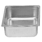 Thunder Group STPA9006, Full Size Stainless Steel 6-Inch Deep Anti Jam Pans 25 Gauge