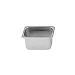Thunder Group STPA9126, Half Size Stainless Steel 6-Inch Deep Anti Jam Pans 25 Gauge