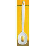 Thunder Group W7103 12-Inch Western Melamine White Slotted Spoon, DZ