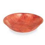 Thunder Group WDTSB018, 18x4-Inch Woven Wood Salad Bowl, 12/CS