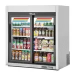 True Refrigeration True GDM-09-SQ-S-HC-LD, 36-Inch 2-Glass Sliding Door Countertop Merchandiser Refrigerator