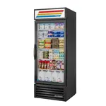 True Refrigeration True GDM-26-HC~TSL01, 30-Inch Black Glass Door Refrigerated Merchandiser with LED Lighting - 115V