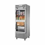 True Refrigeration True T-23DT-G-HC~FGD01, 27-Inch Reach-In Framed Glass Swing Door Dual Temperature Refrigerator/Freezer. 19 Cu. Ft.