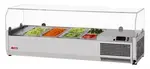 Turbo Air CTST-1200G-13-N, 47-inch Counter Top Salad Table Refrigerator, Clear Hood, Pan 1/6, 1/3
