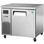 Turbo Air JUF-36S-N 1 Solid Door Undercounter Freezer, Side Mount - Narrow