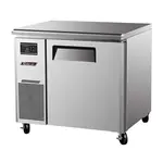 Turbo Air JUR-36-N6 1 Solid Door Undercounter Refrigerator, Side Mount