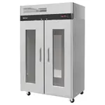 Turbo Air M3H47-2-G, 2 Glass Doors Heated Cabinet, 42.9 Cu. Ft.