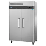 Turbo Air M3RF45-2-N 2 Solid Doors Dual Temp, Top Mount Reach-In Refrigerator & Reach-In Freezer