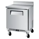 Turbo Air MWR-24S-N6, 1 Solid Door Worktop Refrigerator, Shallow Depth