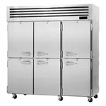 Turbo Air PRO-77-6H-PT 12 Solid Half Doors Pass-Thru, Heated Cabinet