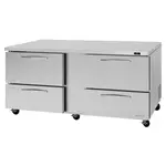 Turbo Air PUR-72-D4-N 4 Drawers Undercounter Refrigerator