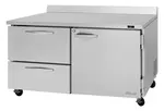 Turbo Air PWR-60-D2R-N, 2 Drawers 1 Right-Hinged Door Worktop Refrigerator