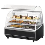 Turbo Air TB-5R, 59-inch Curved Glass Refrigerated Bakery Display Case with Lift-Up Front - 18.7 Cu. Ft.