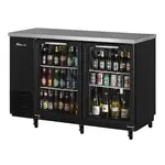 Turbo Air TBB-24-48SG-N Underbar 24.5-Inch D Narrow, 2 Glass Door (49-Inch L), Black Vinyl Ext. Back Bar, R-290