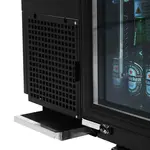 Turbo Air TBB-24-60SGD-N 61-Inch 2 Glass Door Underbar Back Bar, Black Vinyl Exterior