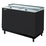 Turbo Air TBC-50SB-GF-N Underbar 2 Lids Black Vinyl Ext. Glass Chiller & Froster
