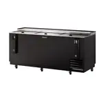 Turbo Air TBC-80SB-N Underbar 3 Lids Black Vinyl Ext. Bottle Cooler
