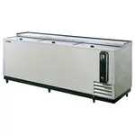 Turbo Air TBC-95SD-N Underbar 3 Lids Stainless Steel Ext. Bottle Cooler