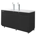 Turbo Air TBD-3SBD-N Underbar 3 Keg Beer Dispenser, Black Vinyl Ext.