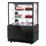 Turbo Air TBP36-54NN-B, 36-inch 3 Tiers Black Refrigerated Bakery Case, Front Open
