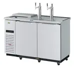 Turbo Air TCB-2SDD-N6 Stainless Steel Underbar 2 Keg Club Top, Digital Type