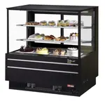Turbo Air TCGB-48UF-B-N, 48-inch Glass Black Refrigerated Bakery Case