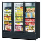 Turbo Air TGF-72SDHB-N, 3 Swing Glass Doors Full Height Merchandiser, Black