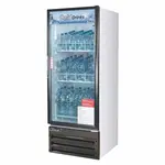 Turbo Air TGM-11RV-N6 Refrigerator 1 Door Swing Glass Merchandiser, White Cabinet w/ Black Framed Front
