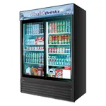 Turbo Air TGM-48RB-N Refrigerator 2 Doors Sliding Glass Merchandiser, Black Cabinet