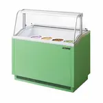 Turbo Air TIDC-47G-N 47-Inch W Ice Cream Dipping Cabinet, Green