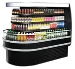 Turbo Air TIOM-48RSB-N, 48-inch Wall Type Island Display Case, Black Self-Serve Merchandiser