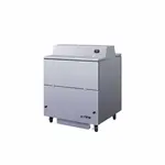 Turbo Air TMKC-34D-N-WA 34-Inch L Dual Access Milk Cooler, White Vinyl & SS Ext. AL Int.