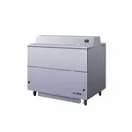 Turbo Air TMKC-49D-N-SS 49-Inch L Dual Access Milk Cooler, Stainless Steel Ext. SS Int.