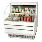 Turbo Air TOM-30SW-N Open Display Horizontal Merchandiser 28-Inch L Slim Line-White