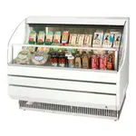 Turbo Air TOM-40SW-SF-N Open Display Horizontal Merchandiser 39-Inch L Slim Line SS Front Panel-White