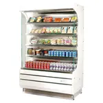 Turbo Air TOM-40W-SF-N Open Display Vertical Merchandiser 39-Inch L Full Size SS Front Panel-White