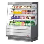 Turbo Air TOM-50MS-N, 50-inch Medium Open Display Vertical Merchandiser, Stainless Steel