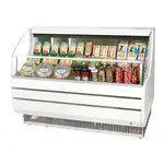 Turbo Air TOM-50SW-N Open Display Horizontal Merchandiser 50-Inch L Slim Line-White