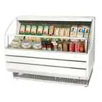 Turbo Air TOM-60SW-SF-N Open Display Horizontal Merchandiser 63-Inch L Slim Line SS Front Panel-White
